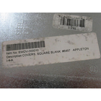 Steel City 72C1 Cover Plate (Pack of 14)