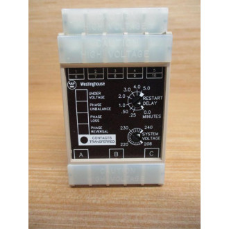 Westinghouse SVM3AB System Voltage Monitor