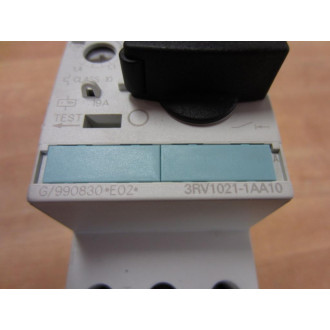 Siemens 3RV1-021-1AA10 Relay 3RV10211AA10 - Used