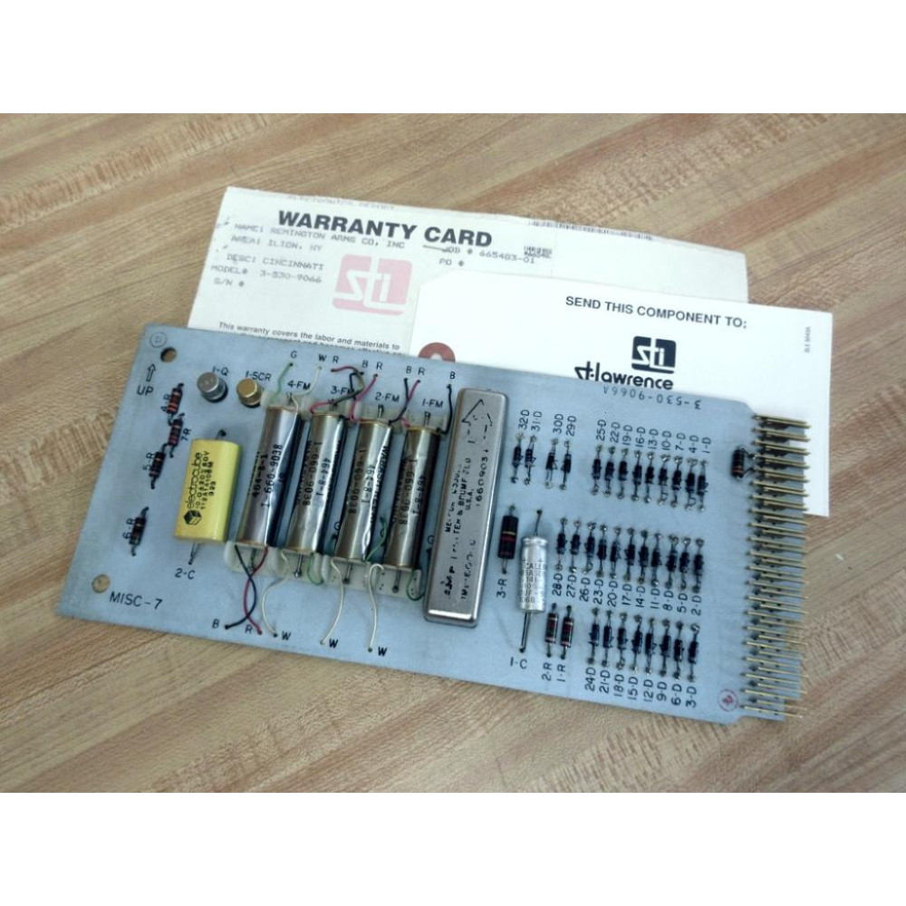 Cincinnati Milacron 3-530-9066 MISC-7 Circuit Board 35309066 - Refurbished Cincinnati Milacron 3-530-9066 MISC-7 Circuit Board 35309066 - Refurbished
