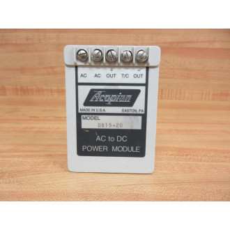 Acopian DB15-20 Power Supply DB1520 - Used