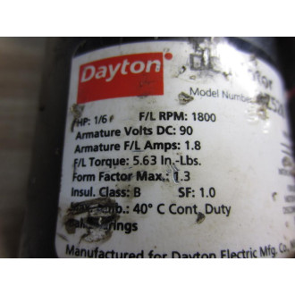 Dayton 4Z528 DC Motor - Used