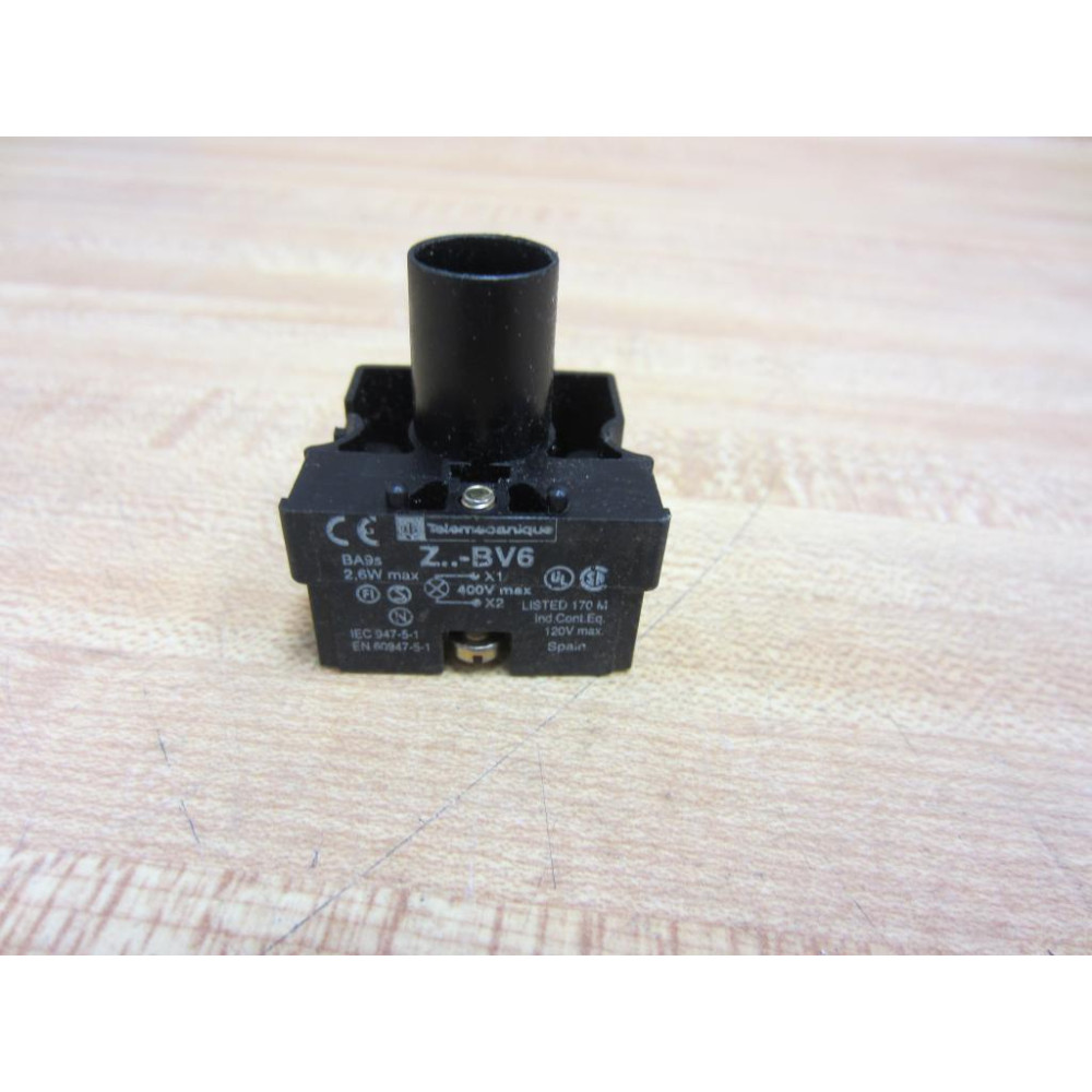 Telemecanique Z..BV6. Schneider Module ZB2BV6 - New No Box