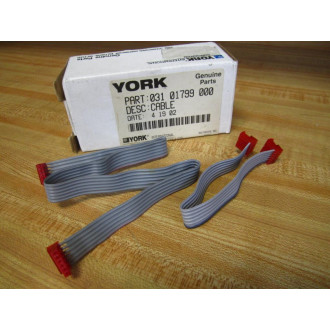 York 031-01799-000 Ribbon Cable 03101799000 (Pack of 2)