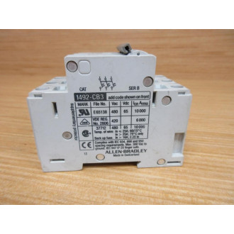 Allen Bradley 1492-CB3-G300 Circuit Breaker - Used