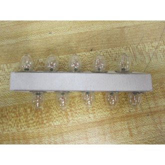 GE General Electric PR3 Miniature Lamps Light Bulbs (Pack of 10)
