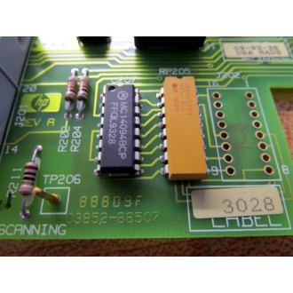 Hewlett Packard 03852-66507 Circuit Board 88809F - Used