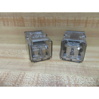 Potter & Brumfield KRPA-11DG-6V DC Relay KRPA11DG6 (Pack of 2) - Used
