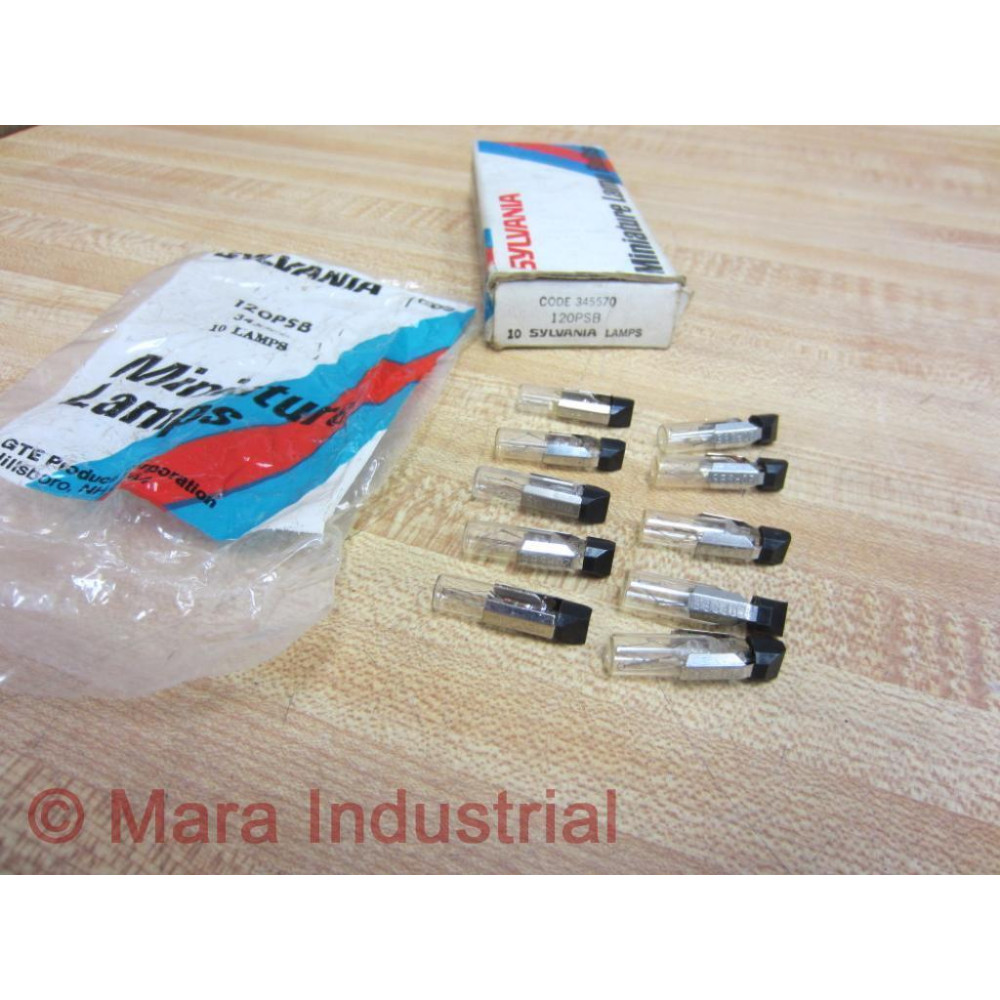 Sylvania 120PSB Miniature Lamp Light Bulb (Pack of 6)