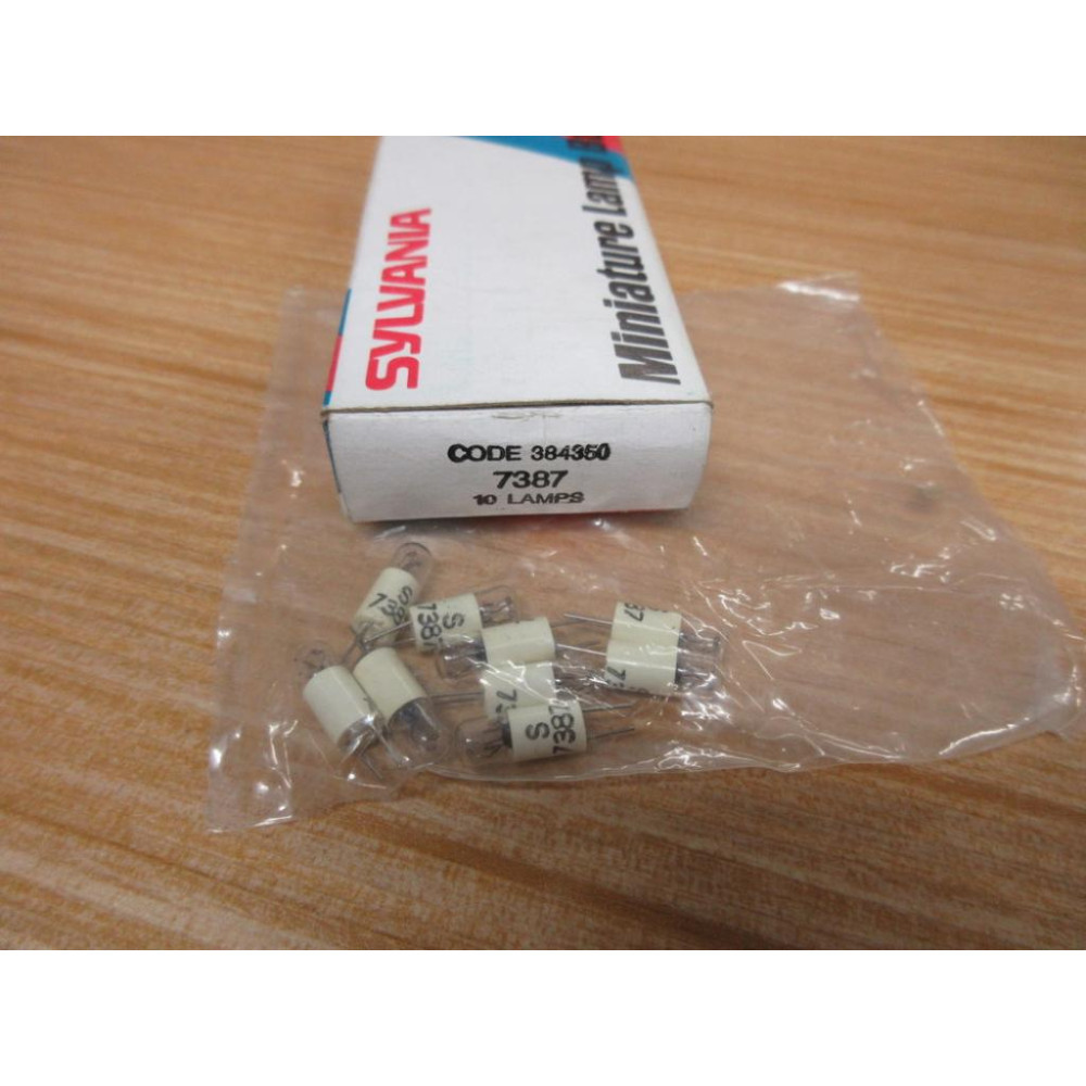 Sylvania 387 Lamp Light Bulb Miniature 33375-0 (Pack of 12)