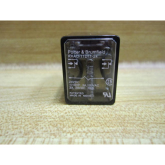 Potter & Brumfield KHAU-11D11-24V DC Relay KHAU-11D11-24VDC