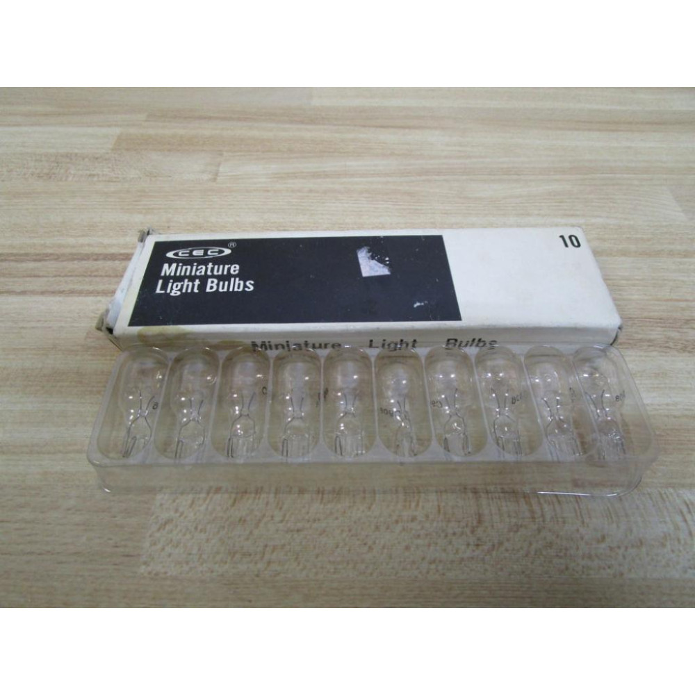 Cooper Wagner 3057 12V Miniature Lamp Light Bulbs (Pack of 9)