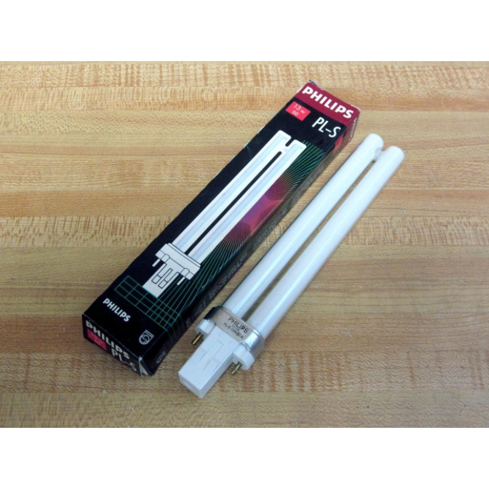 Philips PL-S Double Tube Compact Fluorescent Bulb 13W