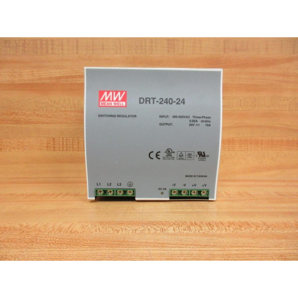 Mean Well DRT-240-24 Power Supply DRT24024 - Used