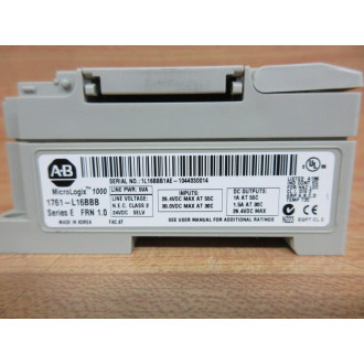 Allen Bradley 1761-L16BBB PLC Module 1761L16BBB - New No Box