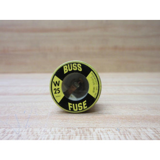 Bussmann W-25 Plug Fuse  W25 Buss (Pack of 4) - New No Box