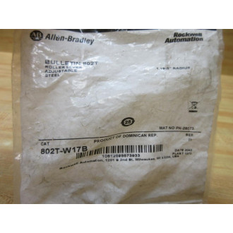 Allen Bradley 802T-W17B Roller Lever 802TW17B