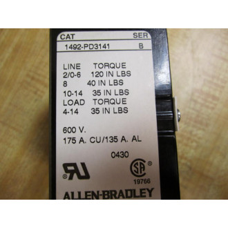 Allen Bradley 1492-PD3141 Power Block 1492PD3141