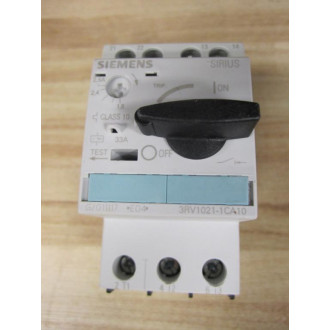 Siemens 3RV1-021-1CA10 Circuit Breaker 3RV10211CA10 - New No Box
