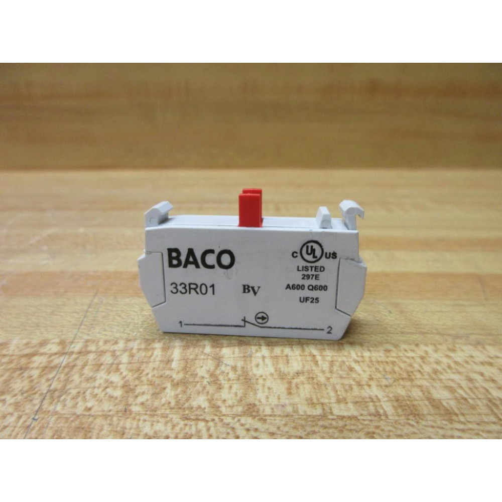 Baco 33R01 Contact Block - New No Box