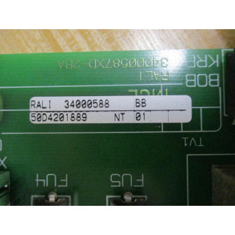 MGE 34000588 Circuit Board RALI 34000587XD - Used