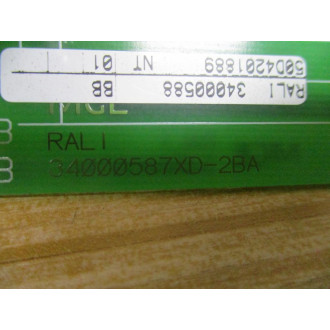 MGE 34000588 Circuit Board RALI 34000587XD - Used