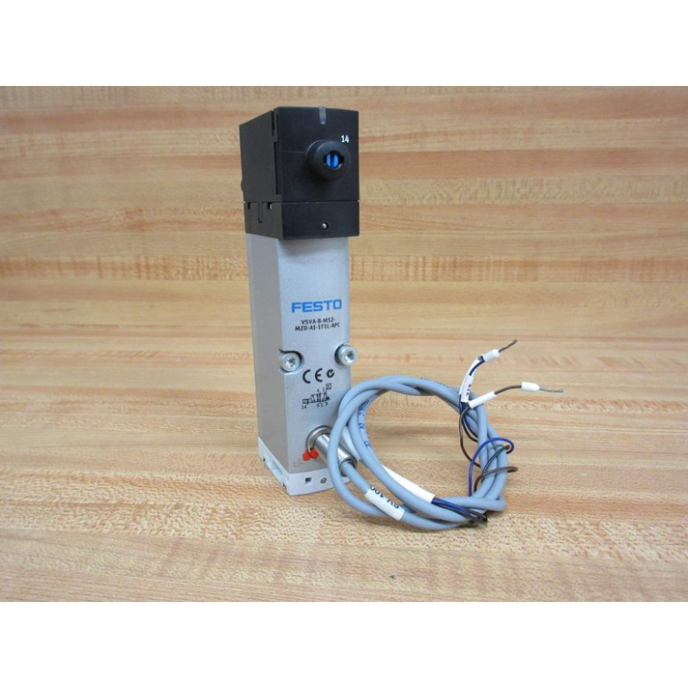 Festo VSVA-B-M52-MZD-A1-1T1L-APC Solenoid Valve VSVABM52MZDA11T1LAPC - New No Box