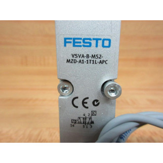 Festo VSVA-B-M52-MZD-A1-1T1L-APC Solenoid Valve VSVABM52MZDA11T1LAPC - New No Box