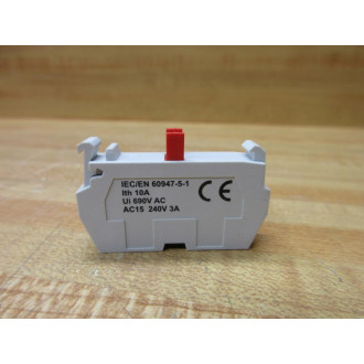 Baco 33R01 Plug In Contact Block - New No Box