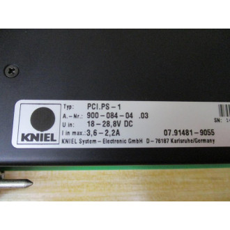 Kniel PCI.PS-1 Power Supply Control Unit 900-084-04 - Used