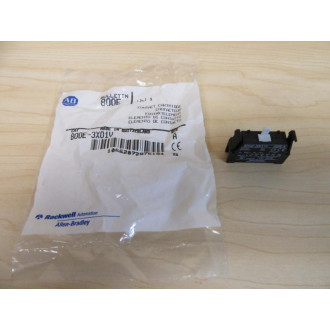 Allen Bradley 800E-3X01V Contact Block 800E3X01V