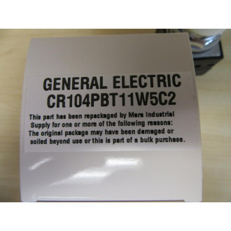 General Electric CR104PBT11W5C2 Push Pull Switch