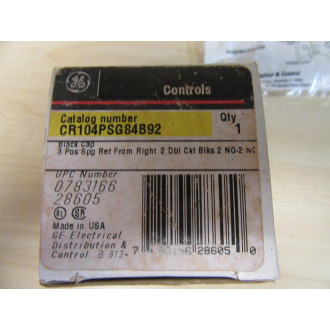 General Electric CR104PSG84B92 Selector Switch