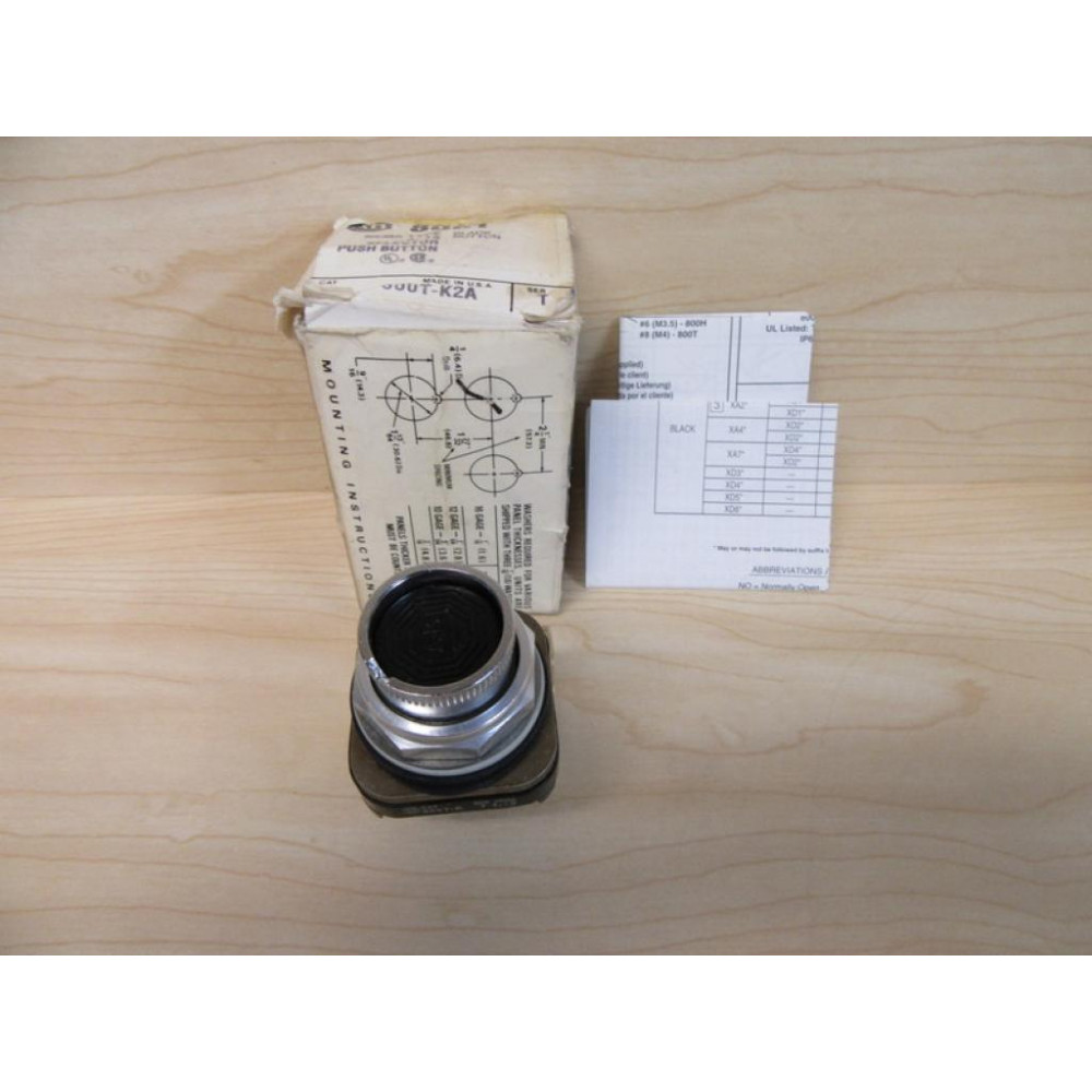 Allen Bradley 800T-K2A Push Button Switch
