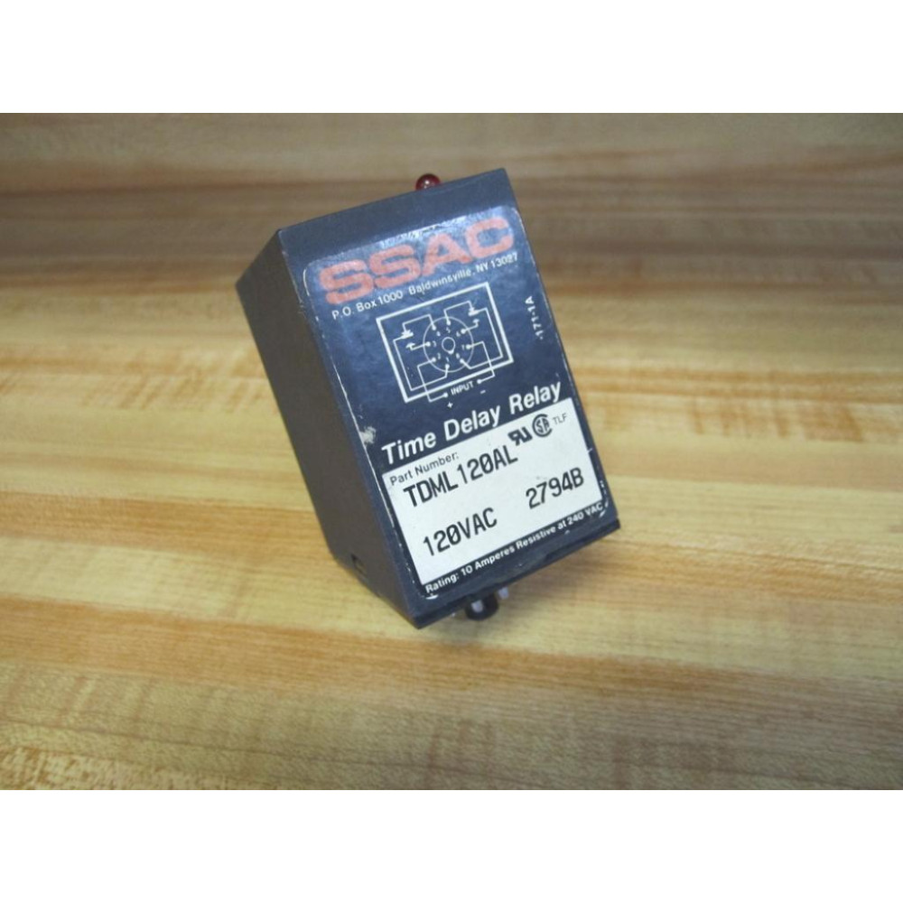ABB  SSAC TDML120AL Time Delay Relay - Used
