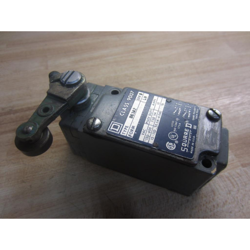 Square D 9007-B63A2 Switch 9007B63A2 - Used