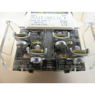Allen Bradley 800T-NX57D Selector Switch - Refurbished