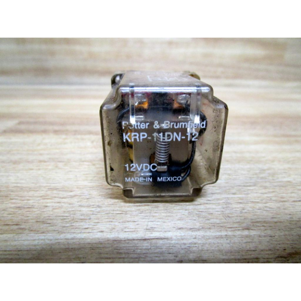 Potter & Brumfield KRP-11DN-12V DC Relay KRP-11DN-12VDC - Used