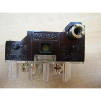 GE General Electric CR104PXC91 Contact Block wTerminal Cover - Used