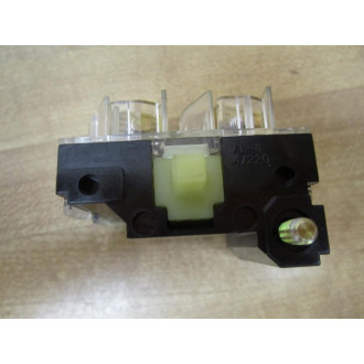 GE General Electric CR104PXC91 Contact Block wTerminal Cover - Used