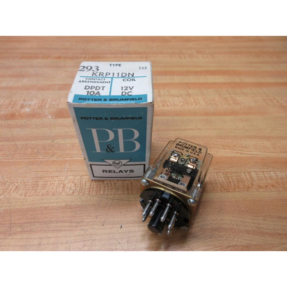 Potter & Brumfield KRP-11DN-12V DC Relay KRP-11DN-12VDC