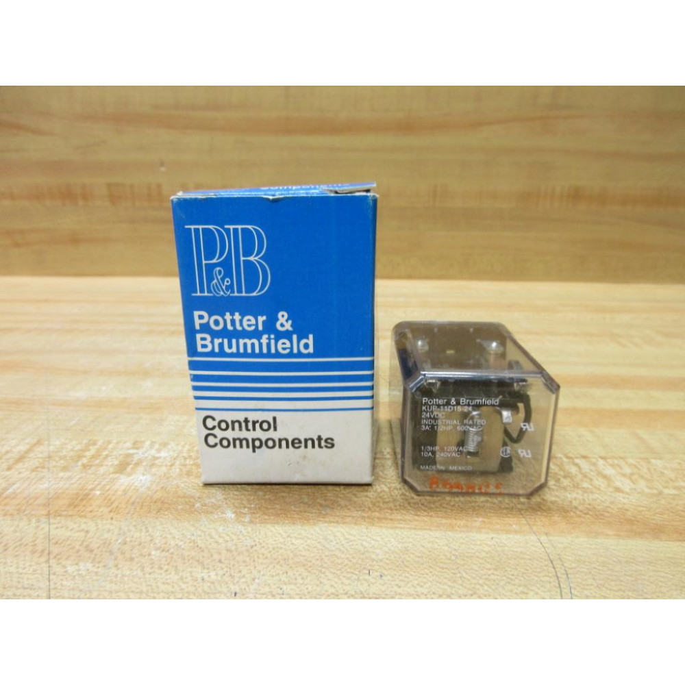 Potter & Brumfield KUP-11D15-24V DC Relay KUP-11D15-24VDC 4A366