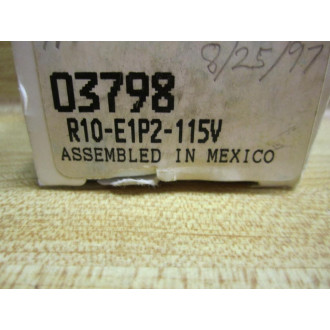 Potter & Brumfield R10-E1-P2-115VAC Relay R10-E1-P2-115V AC