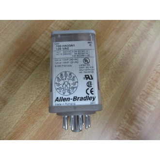 Allen Bradley 700-HA33A1-120V AC Relay 700-HA33A1-120VAC Series C