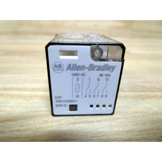 Allen Bradley 700-HA33A1-120V AC Relay 700-HA33A1-120VAC Series D