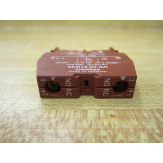 Siemens 3SB1400-0A Contact Block 3SB14000A - New No Box