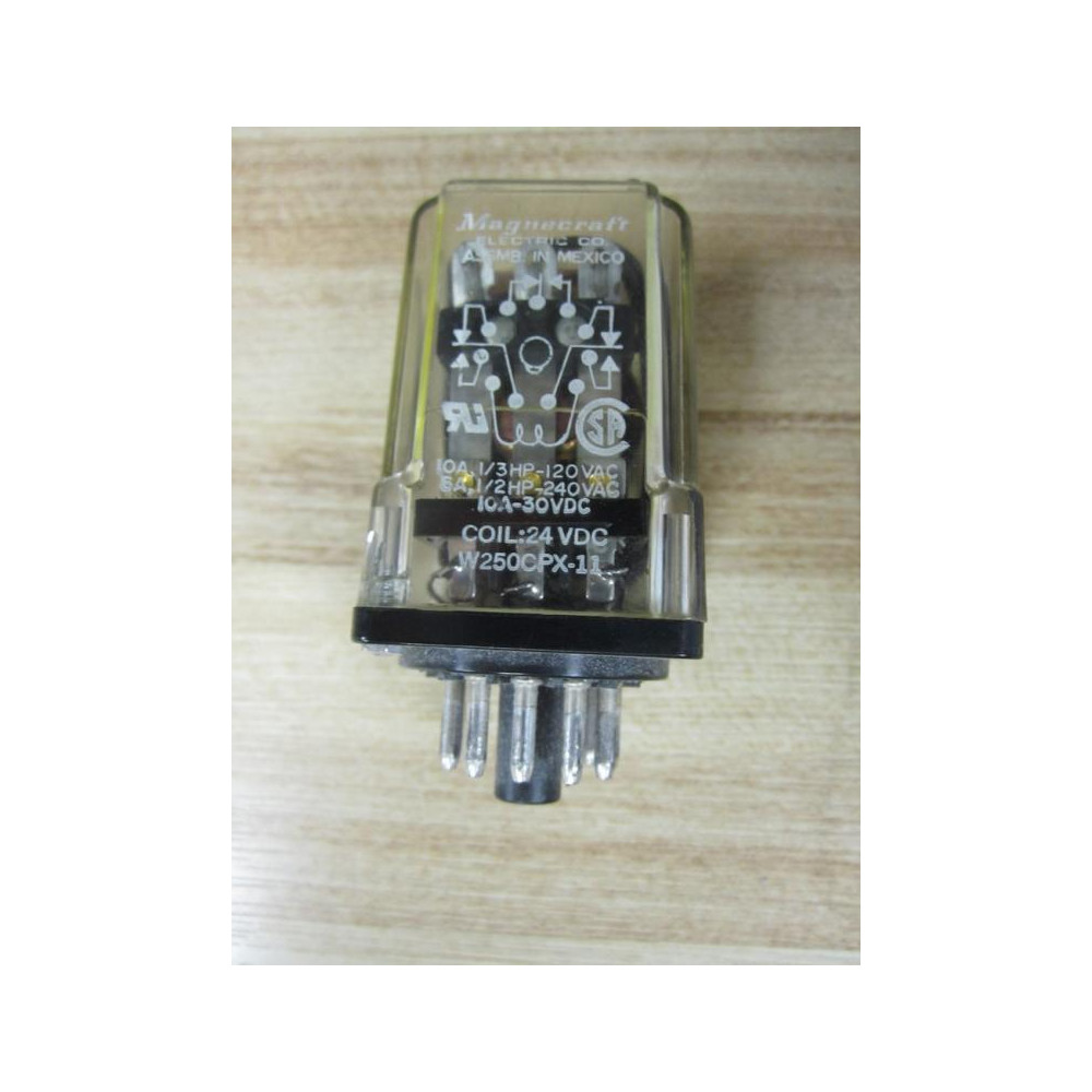 Magnecraft W250CPX-11 Relay W250CPX-11-24VDC - Used
