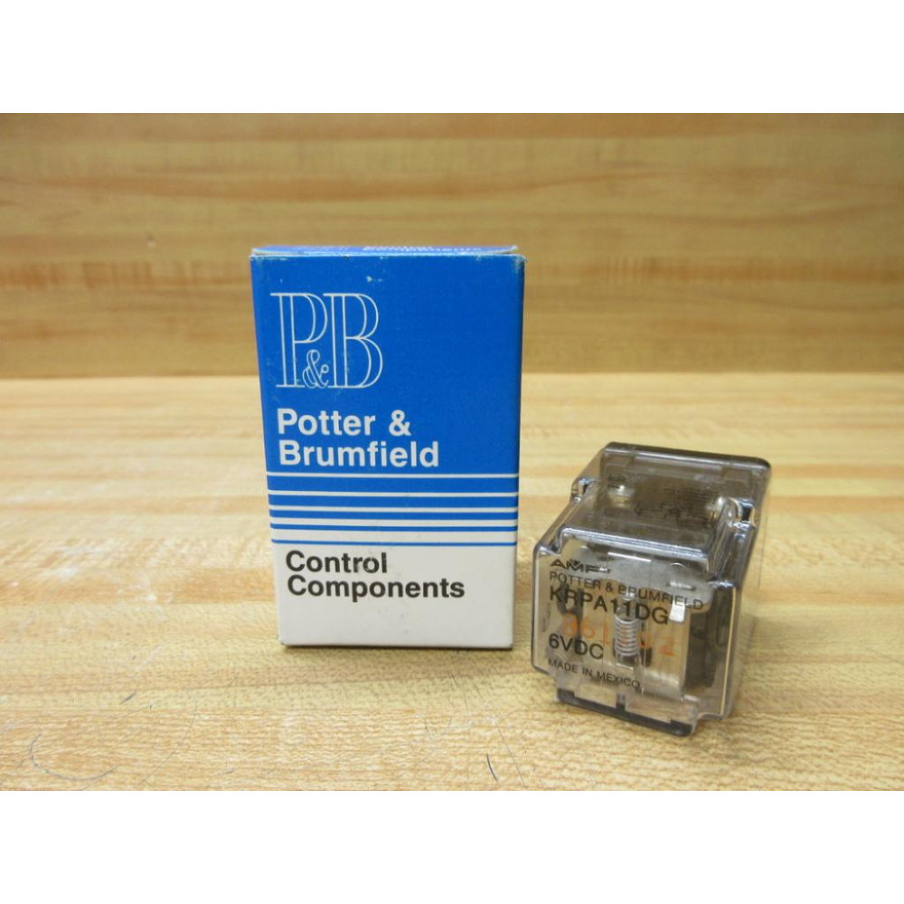 Potter & Brumfield KRPA-11DG-6V DC Relay KRPA-11DG-6VDC