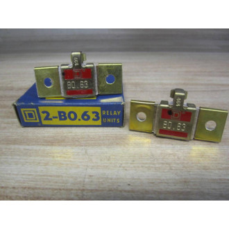 Square D B0.63 Heater Element B063 (Pack of 2)