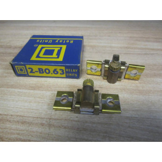 Square D B0.63 Heater Element B063 (Pack of 2)